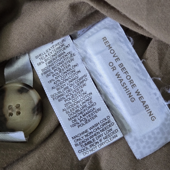 Loft Women's Medium Tan Double-Breasted Jacket - Picture 10 of 15